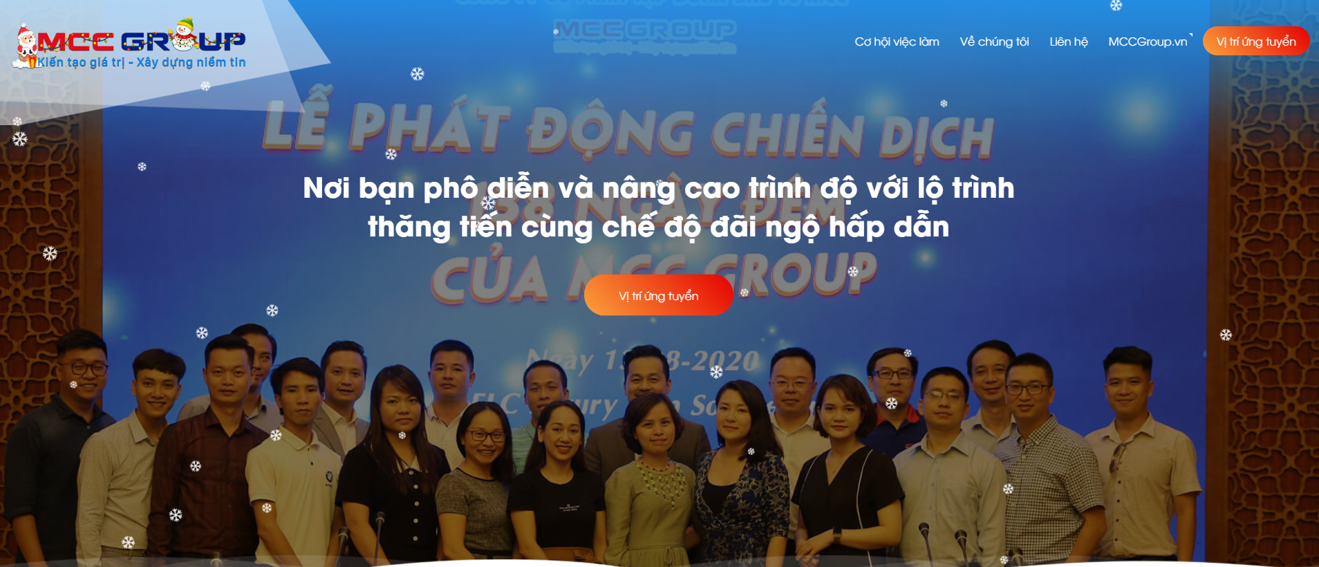 MCC Group chính thức ra mắt chuyên trang tuyển dụng nhân sự